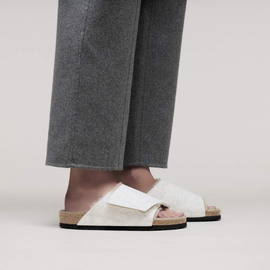 Solana Shearling Felt - Oyster