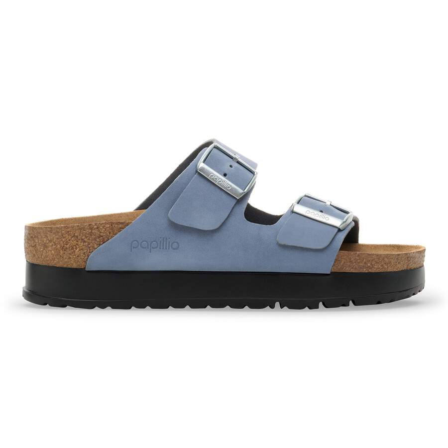 Arizona PAP Flex Platform Nubuck Leather - Stone Blue