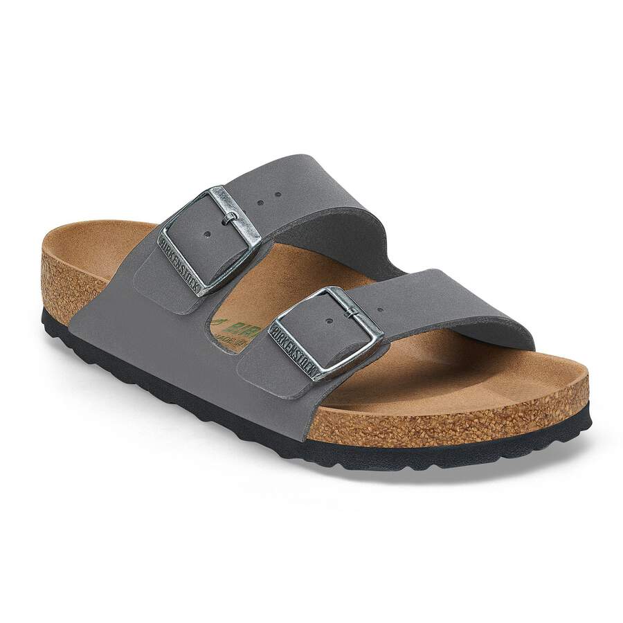 Arizona Vegan Birko-Flor Nubuck - Concrete Gray