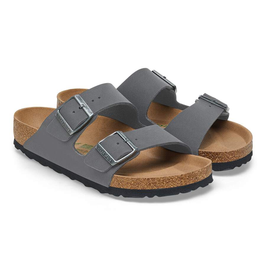 Arizona Vegan Birko-Flor Nubuck - Concrete Gray