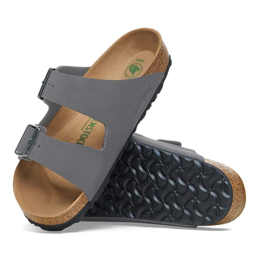 Arizona Vegan Birko-Flor Nubuck - Concrete Gray