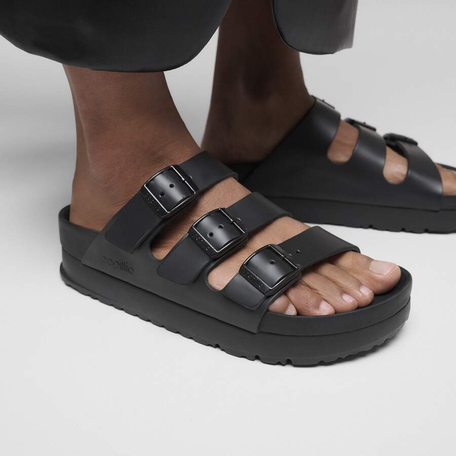 Florida III PAP Flex Platform Natural Leather - Black