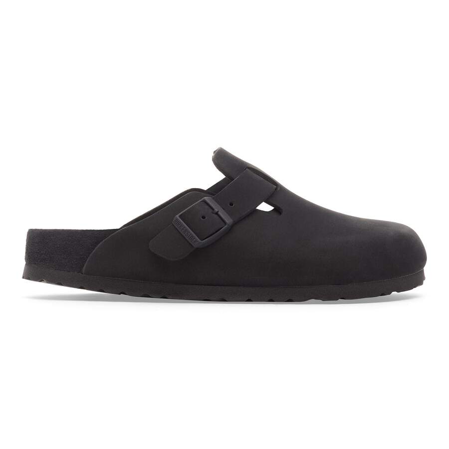 Boston Nubuck Leather - Black