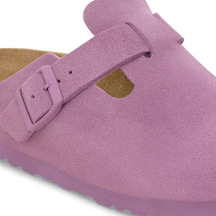 Boston Suede Leather - Mauve