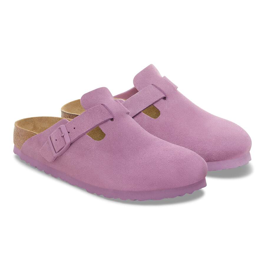 Boston Suede Leather - Mauve