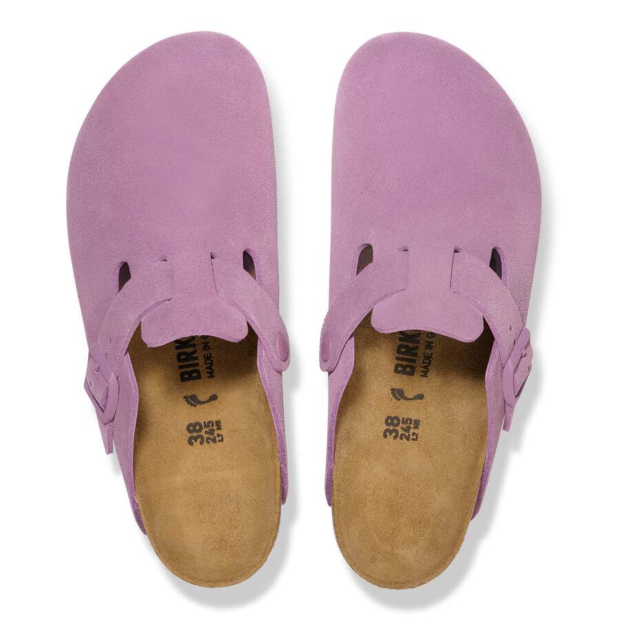 Boston Suede Leather - Mauve