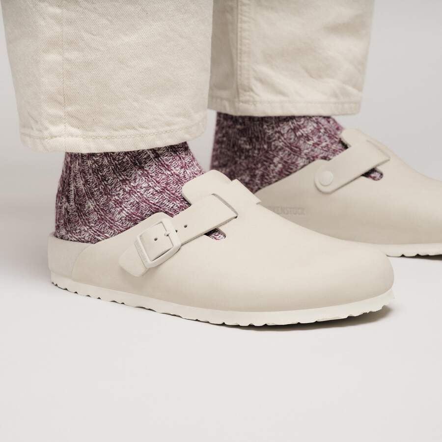 Boston Nubuck Leather - Oyster