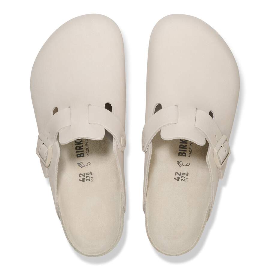Boston Nubuck Leather - Oyster