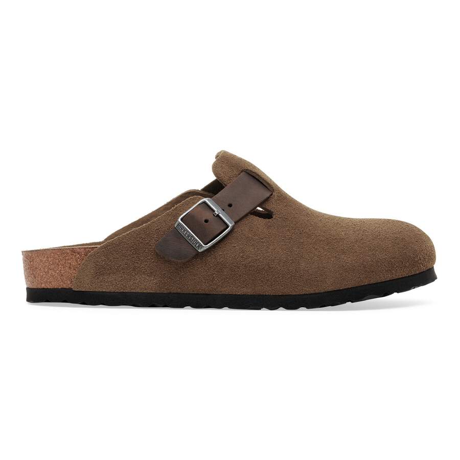 Boston Mixed Leather - Dark Tea