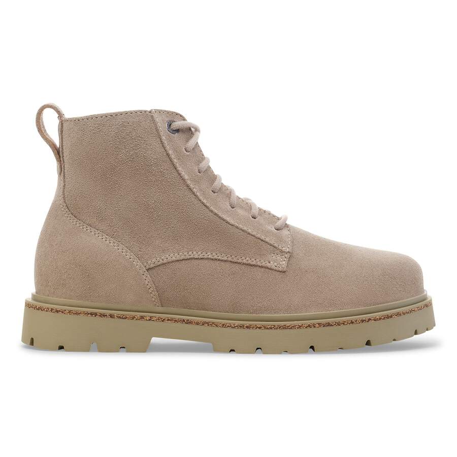 Highwood Lace Mid Men Suede Leather - Taupe