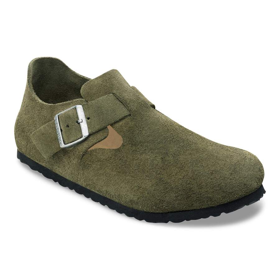 London Suede Leather - Thyme