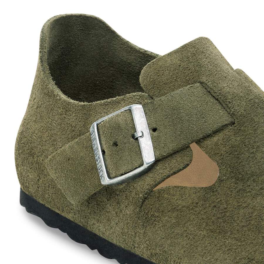 London Suede Leather - Thyme
