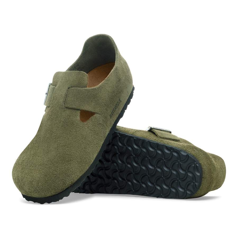 London Suede Leather - Thyme