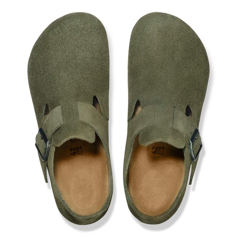 London Suede Leather - Thyme