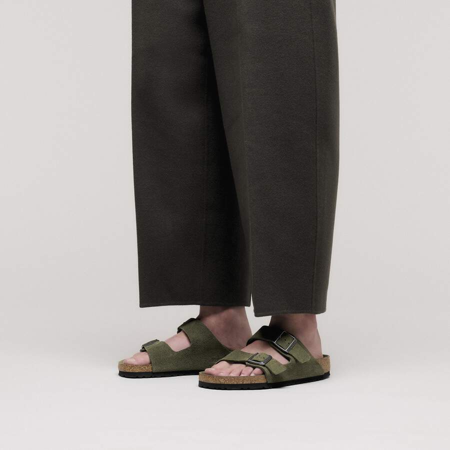 Arizona Soft Footbed Suede Leather - Thyme Tonal