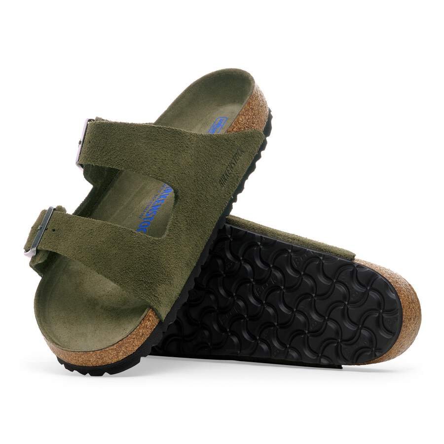 Arizona Soft Footbed Suede Leather - Thyme Tonal