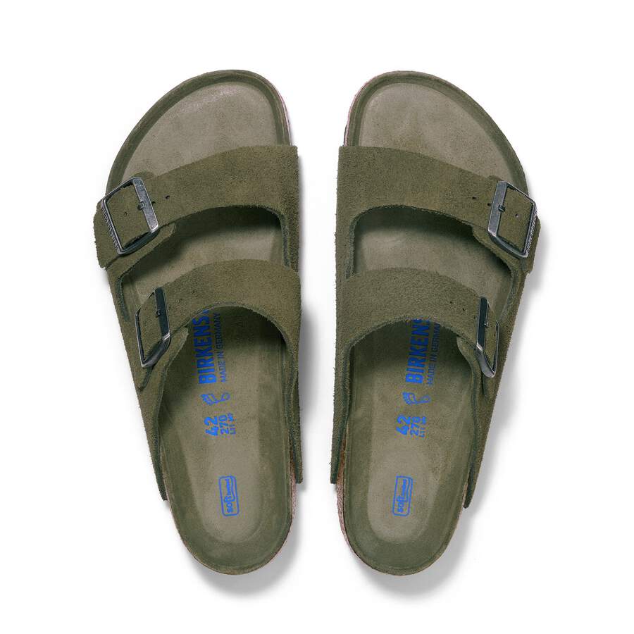 Arizona Soft Footbed Suede Leather - Thyme Tonal