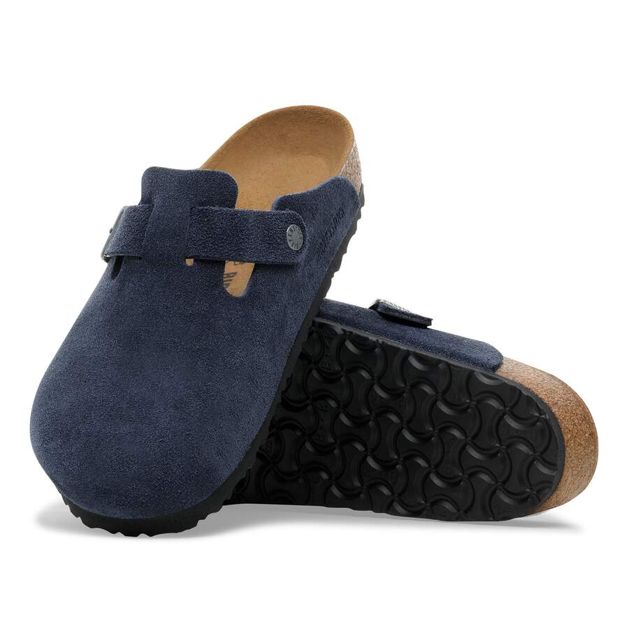 Boston Suede Leather - New Navy