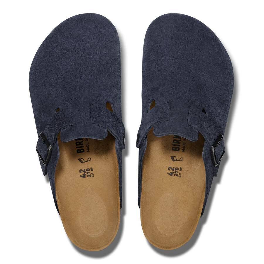 Boston Suede Leather - New Navy