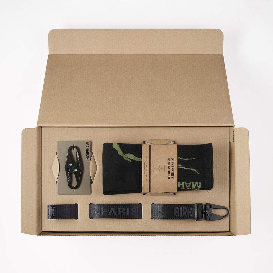Maharishi Pack Nubuck Leather/Textile - Black