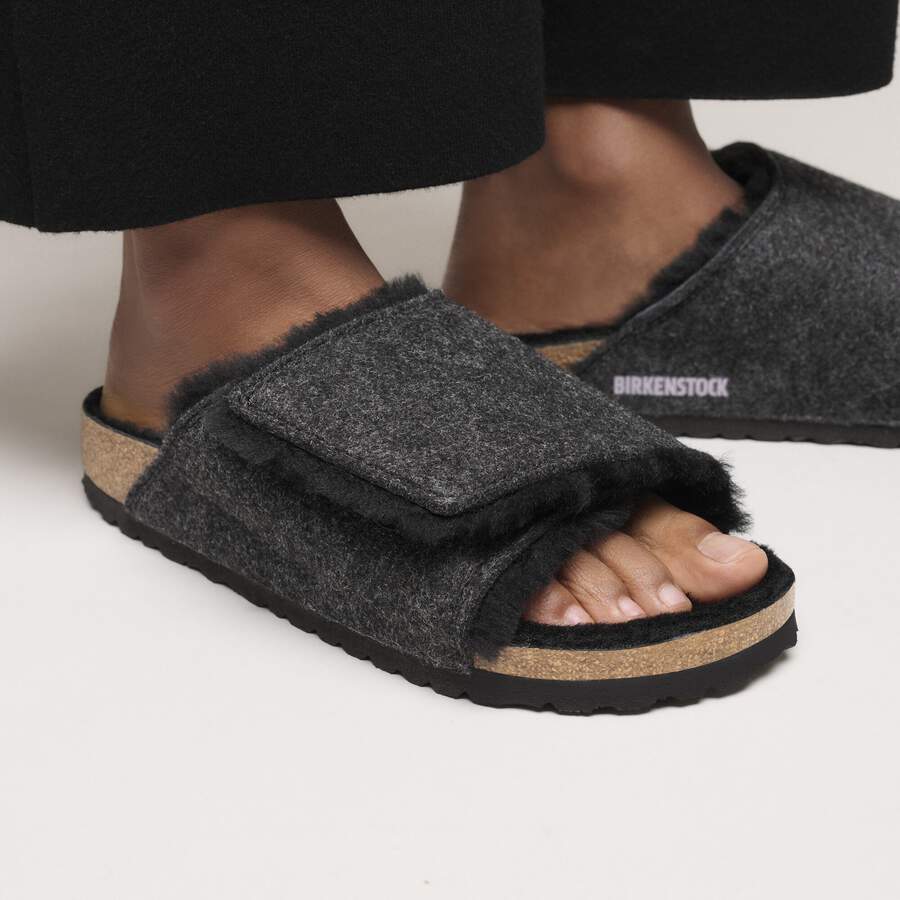 Solana Shearling Felt - Anthracite