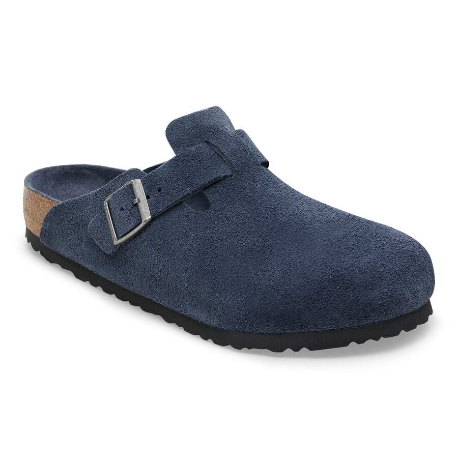 Boston Soft Footbed Suede Leather - New Navy Tonal