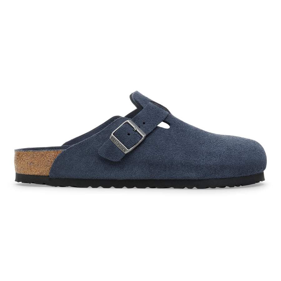 Boston Soft Footbed Suede Leather - New Navy Tonal
