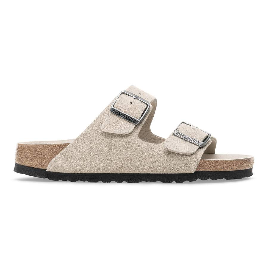 Arizona Soft Footbed Suede Leather - Oyster Tonal