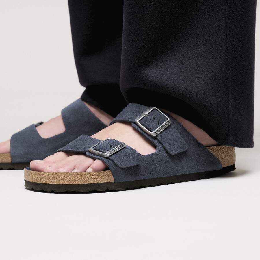 Arizona Soft Footbed Suede Leather - New Navy Tonal