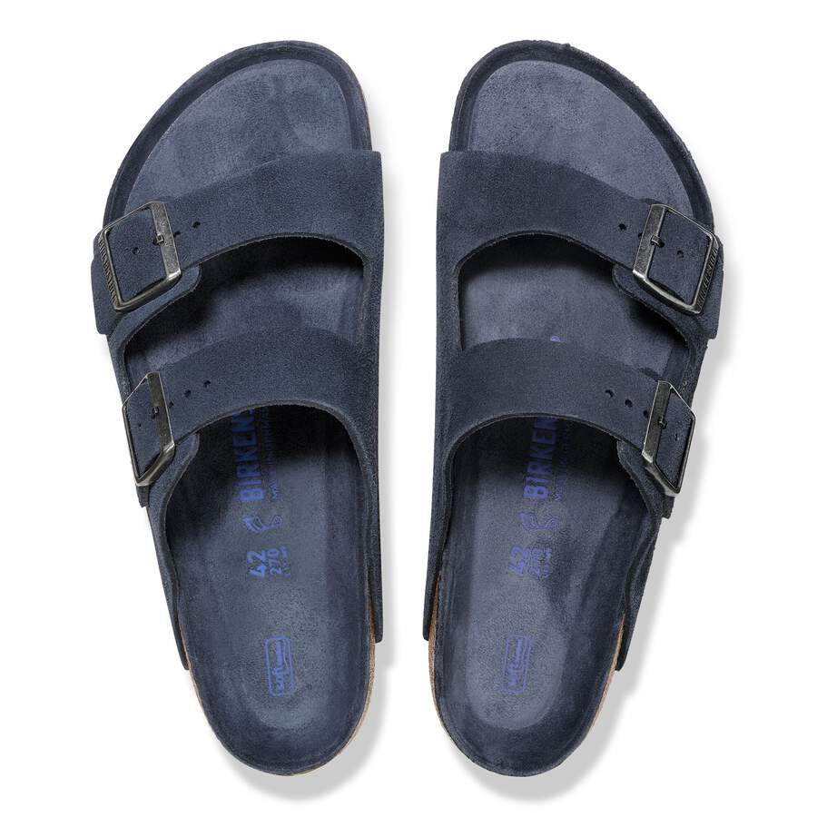 Arizona Soft Footbed Suede Leather - New Navy Tonal
