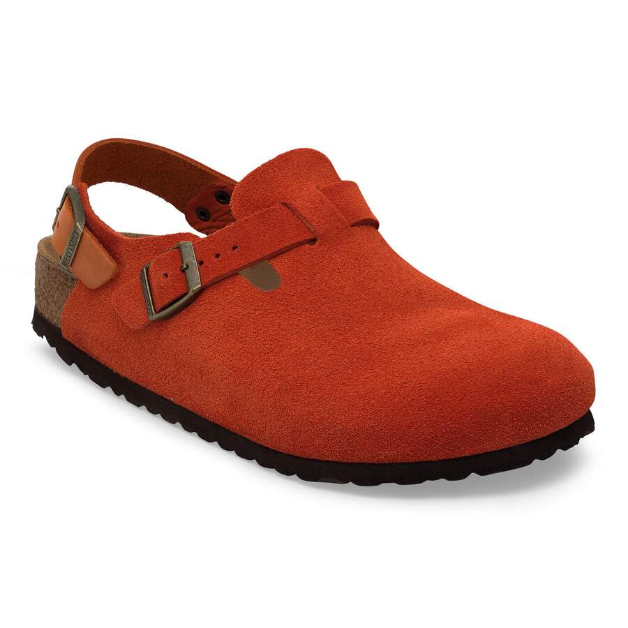 Tokio Suede Leather - Rust Brown