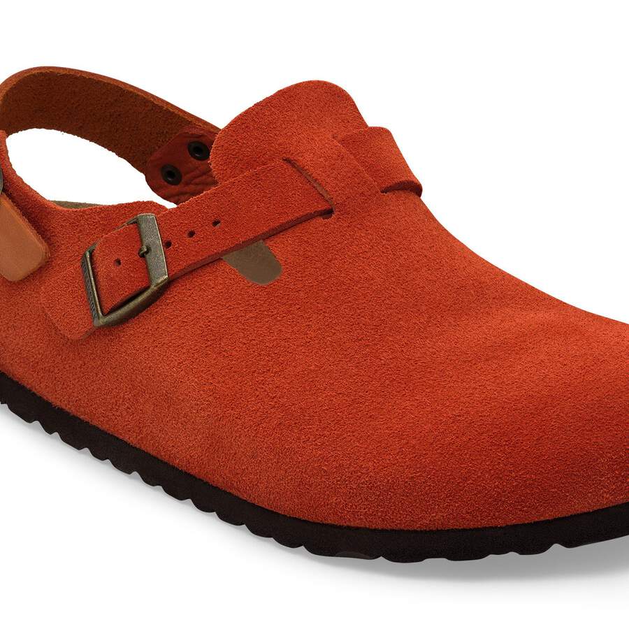 Tokio Suede Leather - Rust Brown