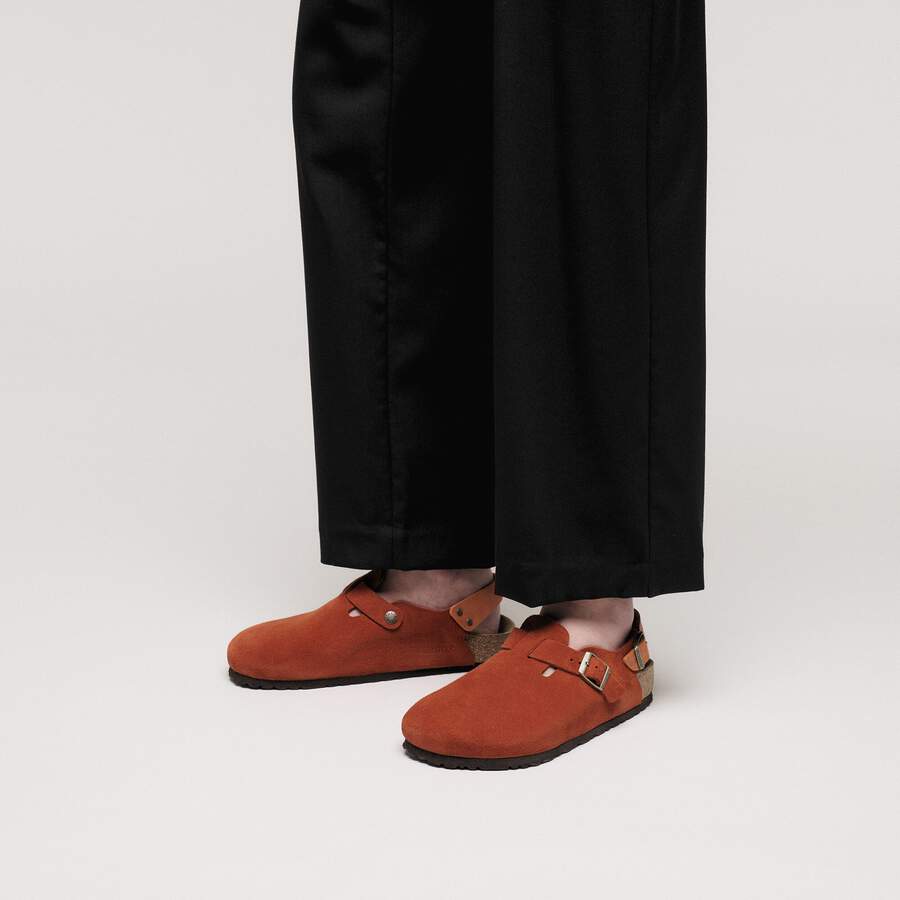 Tokio Suede Leather - Rust Brown