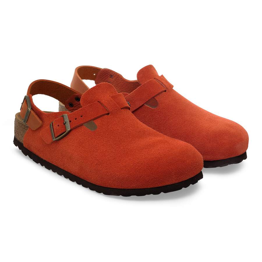 Tokio Suede Leather - Rust Brown