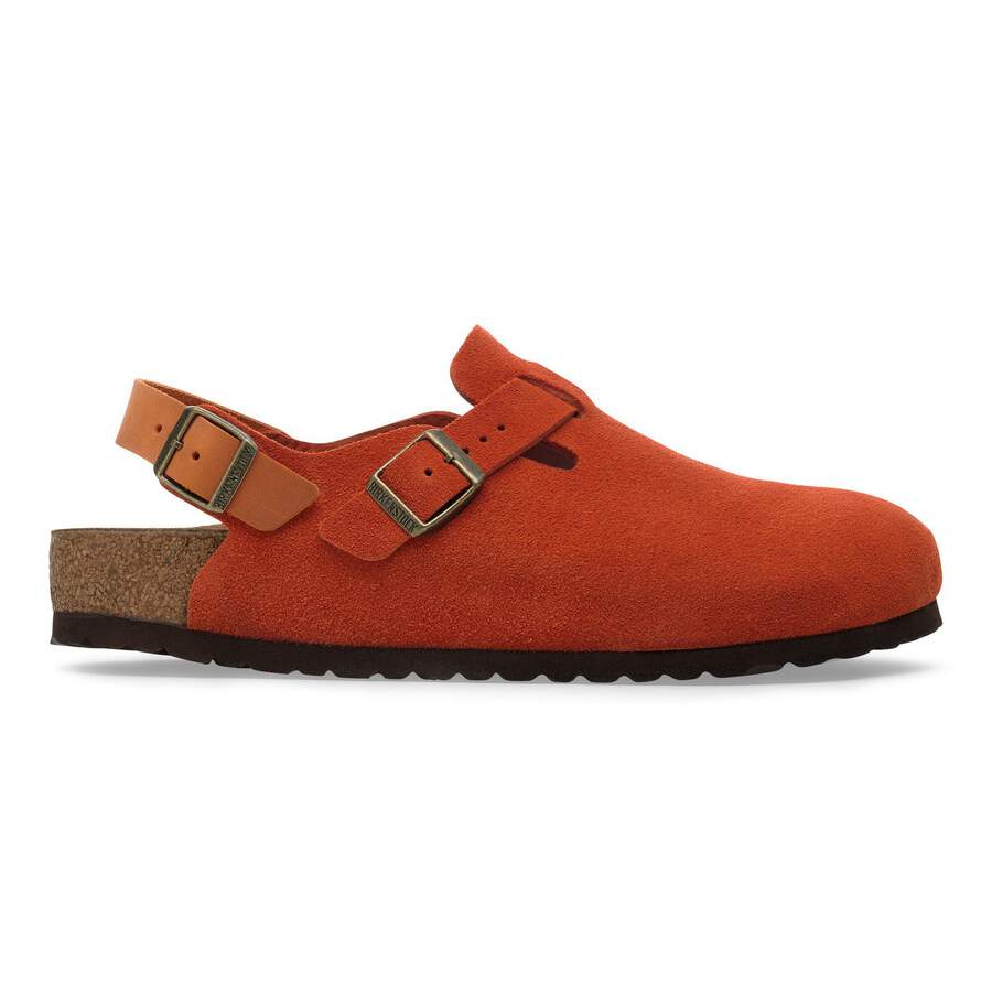 Tokio Suede Leather - Rust Brown