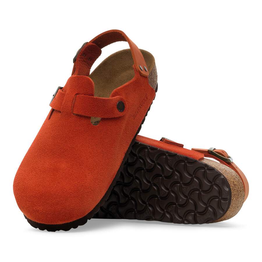 Tokio Suede Leather - Rust Brown