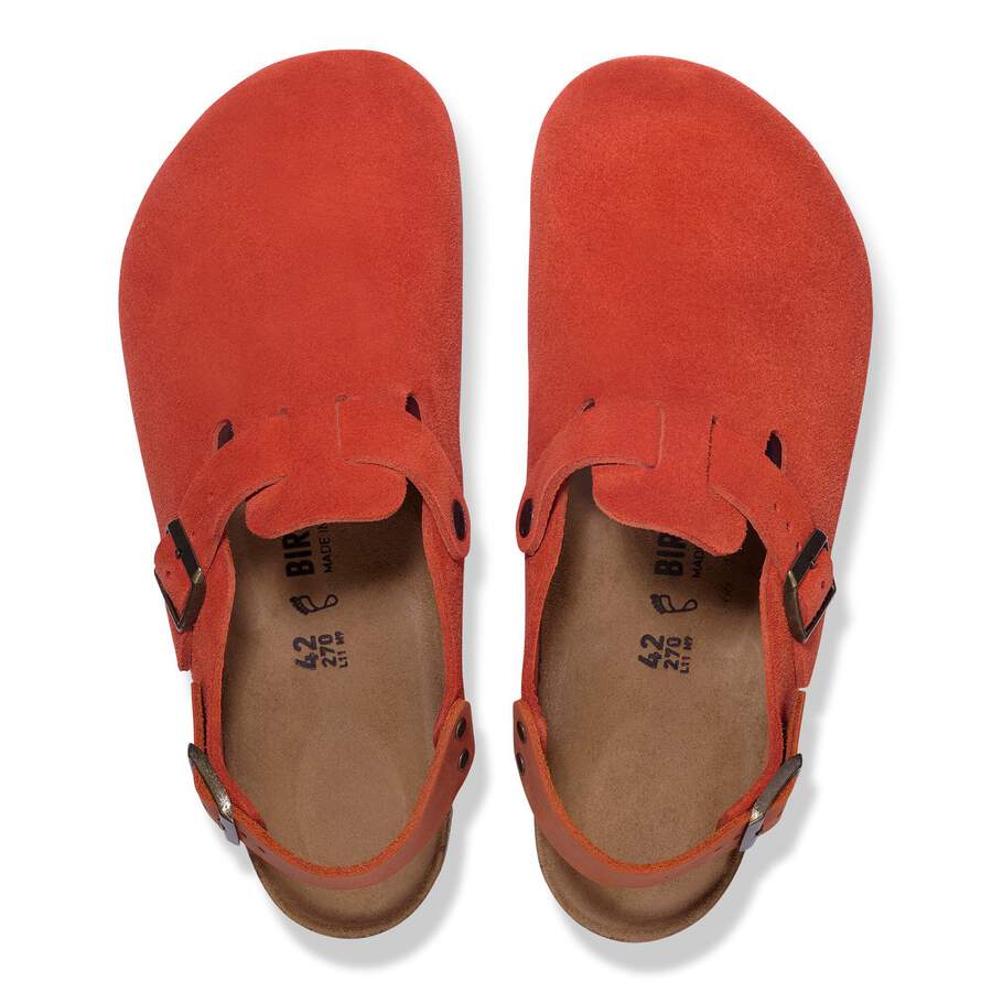 Tokio Suede Leather - Rust Brown