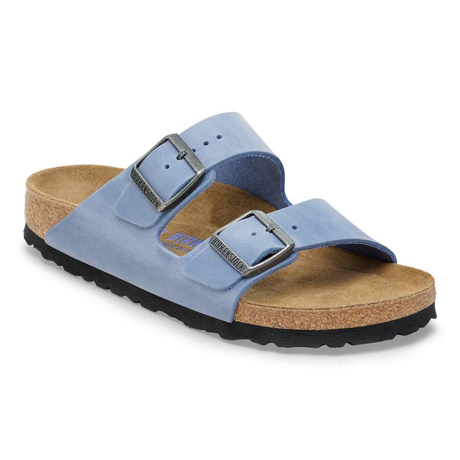 Arizona Soft Footbed Natural Leather Oiled - Elemental Blue