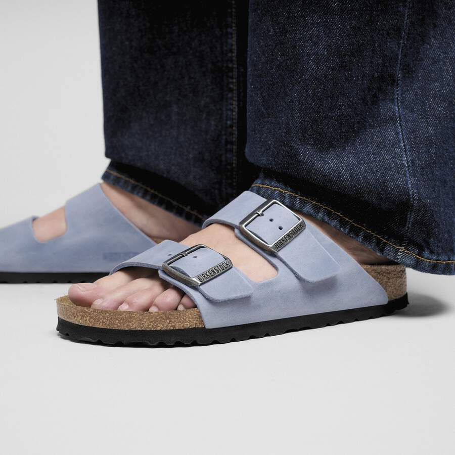 Arizona Soft Footbed Natural Leather Oiled - Elemental Blue
