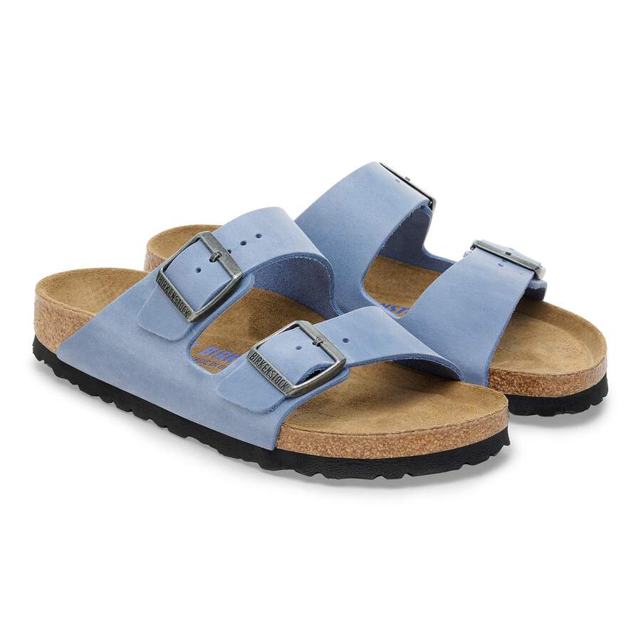 Arizona Soft Footbed Natural Leather Oiled - Elemental Blue