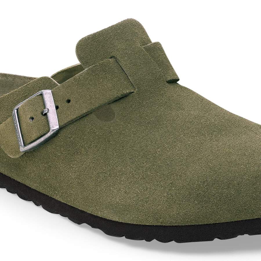 Boston Soft Footbed Suede Leather - Thyme Tonal