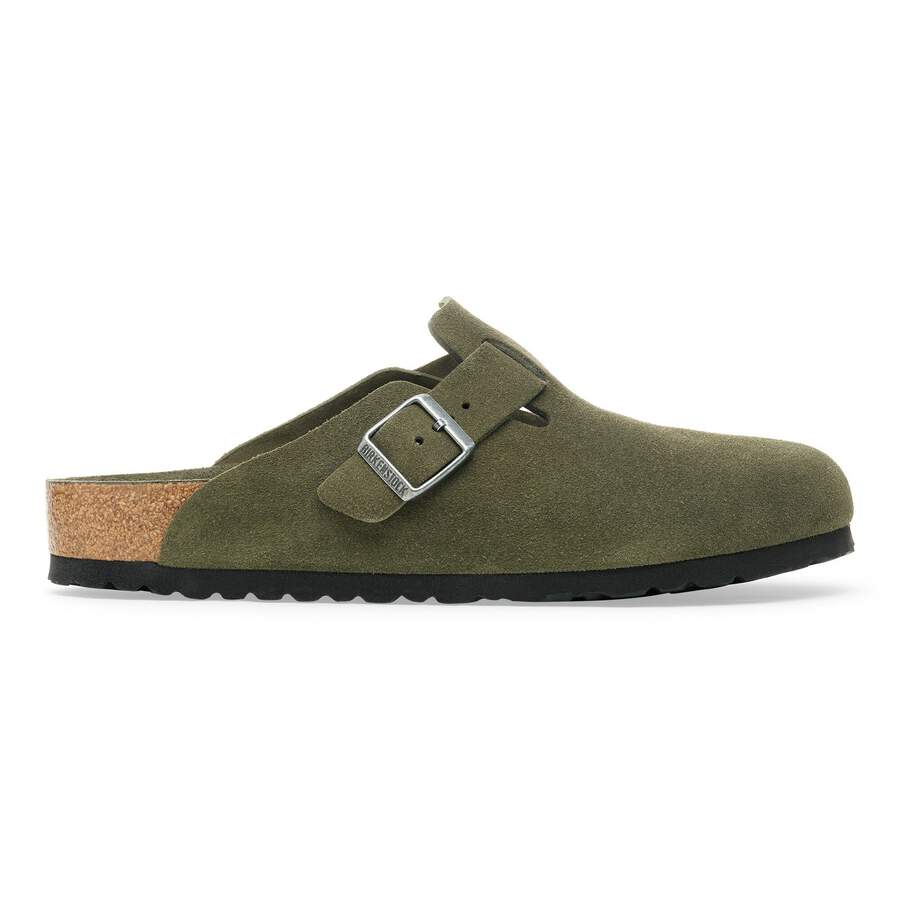 Boston Soft Footbed Suede Leather - Thyme Tonal