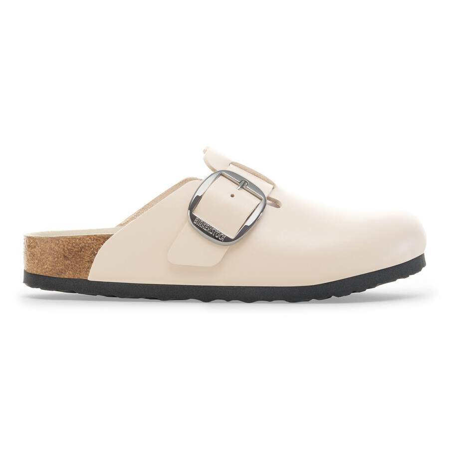 Boston Big Buckle Natural Leather - Oyster Dressy Leather