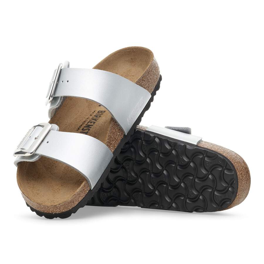 Sydney Cushion Buckle Birko-Flor - Silver