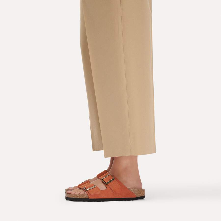 Arizona Suede Leather - Dark Rust