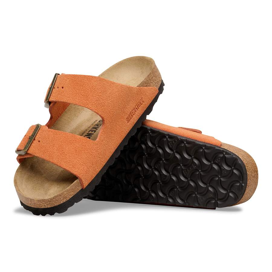 Arizona Suede Leather - Dark Rust
