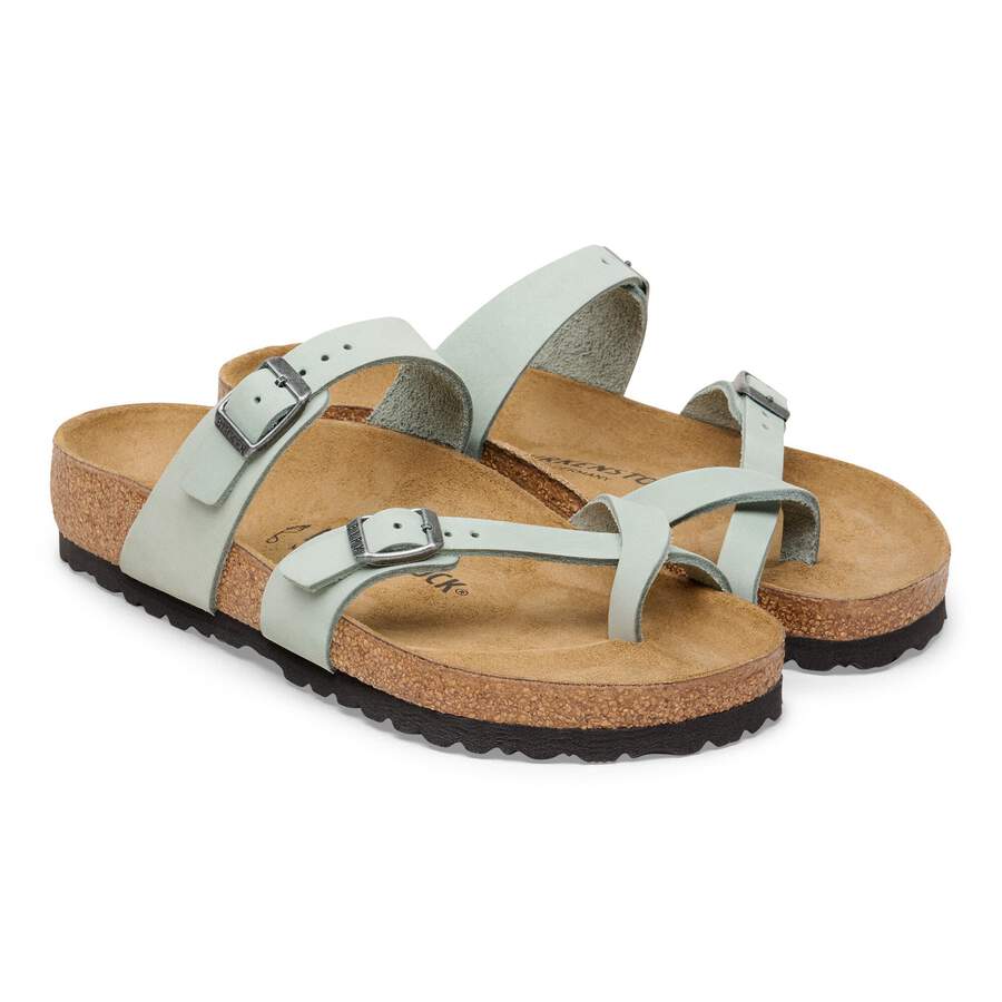 Mayari Nubuck Leather - Pure Sage