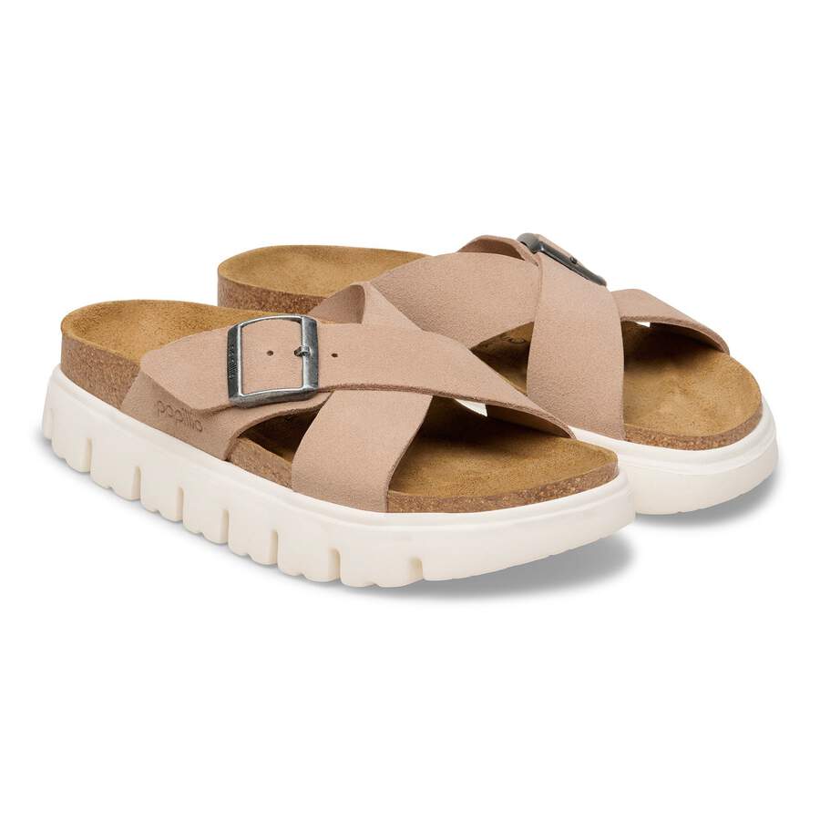 Siena PAP Chunky Suede Leather - Warm Sand