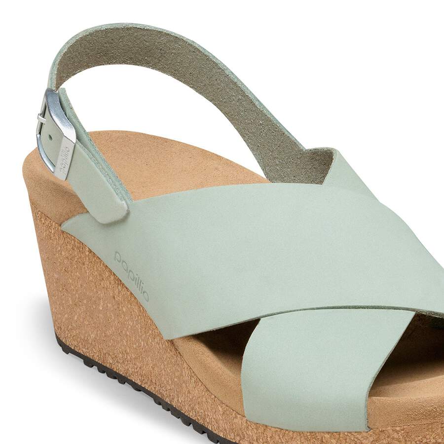 Samira Nubuck Leather - Pure Sage