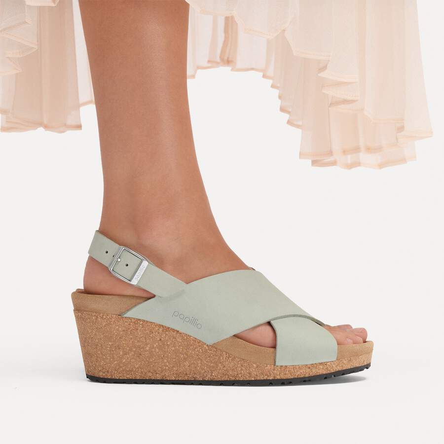 Samira Nubuck Leather - Pure Sage